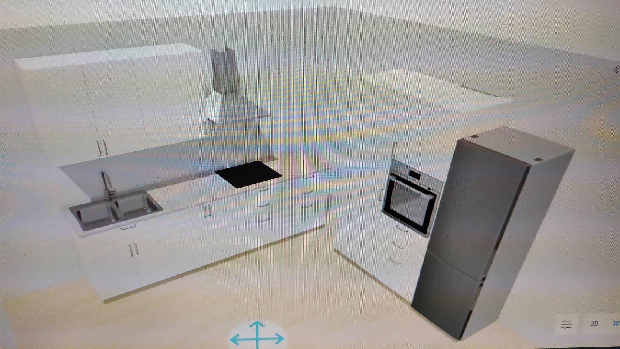 Diseño 3D del proyecto de carpintería